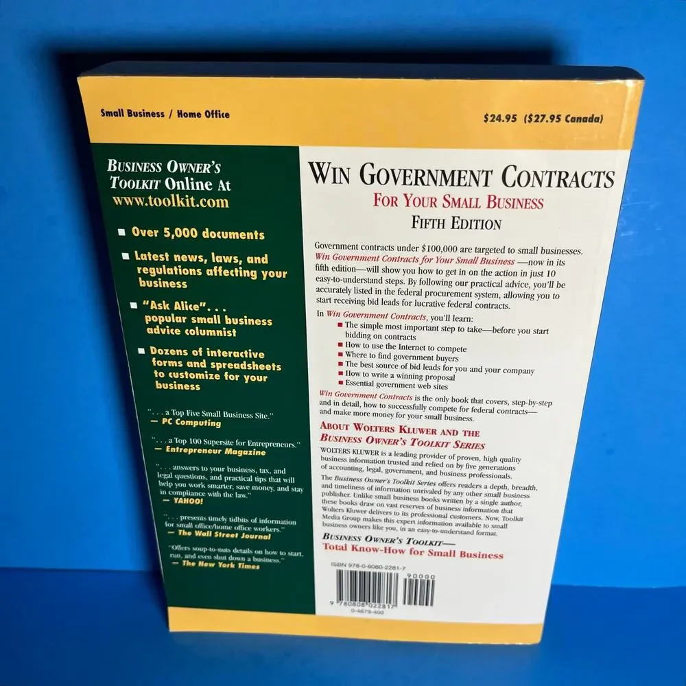Win Government Contracts for‎ Your Small Business (5th Ed.) John DiGiacomo